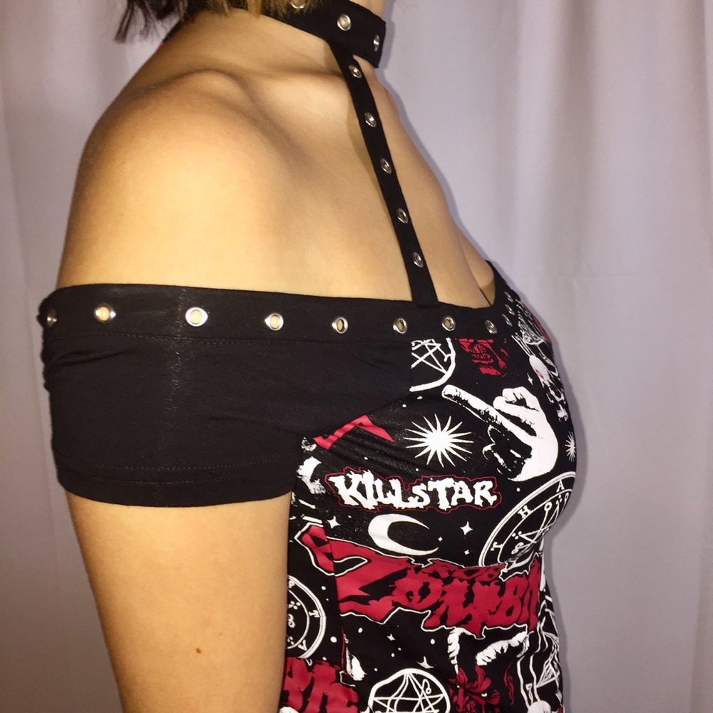 Killstar Rob Zombie American Nightmare Choker Top - Picture 8 of 8